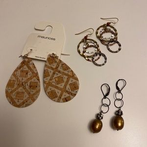 3-pair Earring Multi-Pack (rarely worn!)